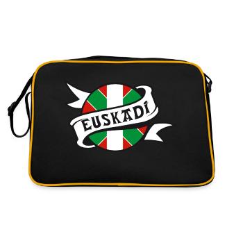 euskadi - pays basque 18 - Sac Retro - noir/or - Dos