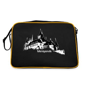 Château de Wernigerode - Sac Retro - noir/or - Dos
