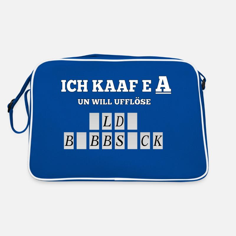 ICH KAAF E A Retro Tasche