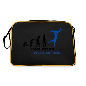Evolution Rock n Roll Dance Black - Retro Tasche - Schwarz/Gold - Hinten