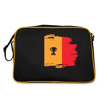 België voetbal /Rode Duivels/ WK/ EK/red devils - Retro Bag - black/gold - Back