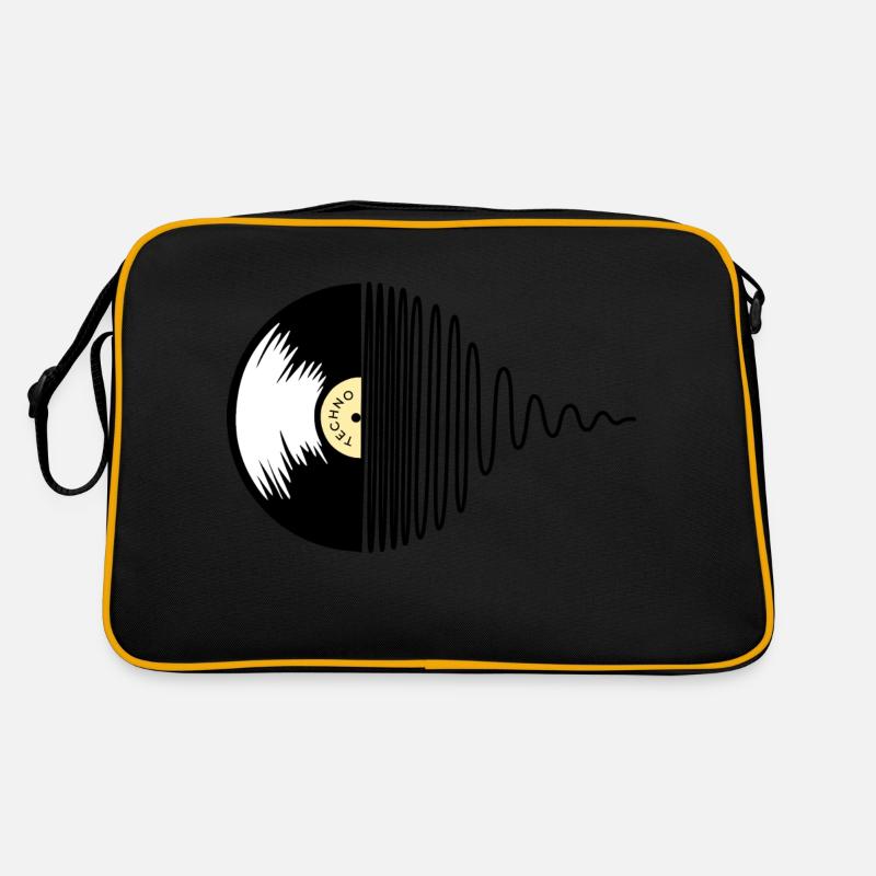 Techno Platte Retro Tasche