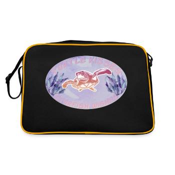 Ocean Sublimation - Retro Bag - black/gold - Back