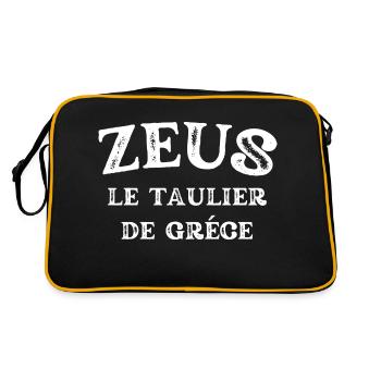ZEUS le taulier de Grèce - Sac Retro - noir/or - Dos