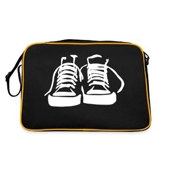Sneakers For Dark - Retro Bag - black/gold - Back
