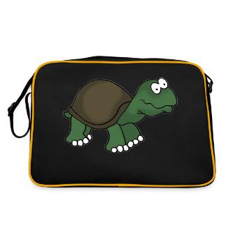 Turtle 1 - Retro Bag - black/gold - Back