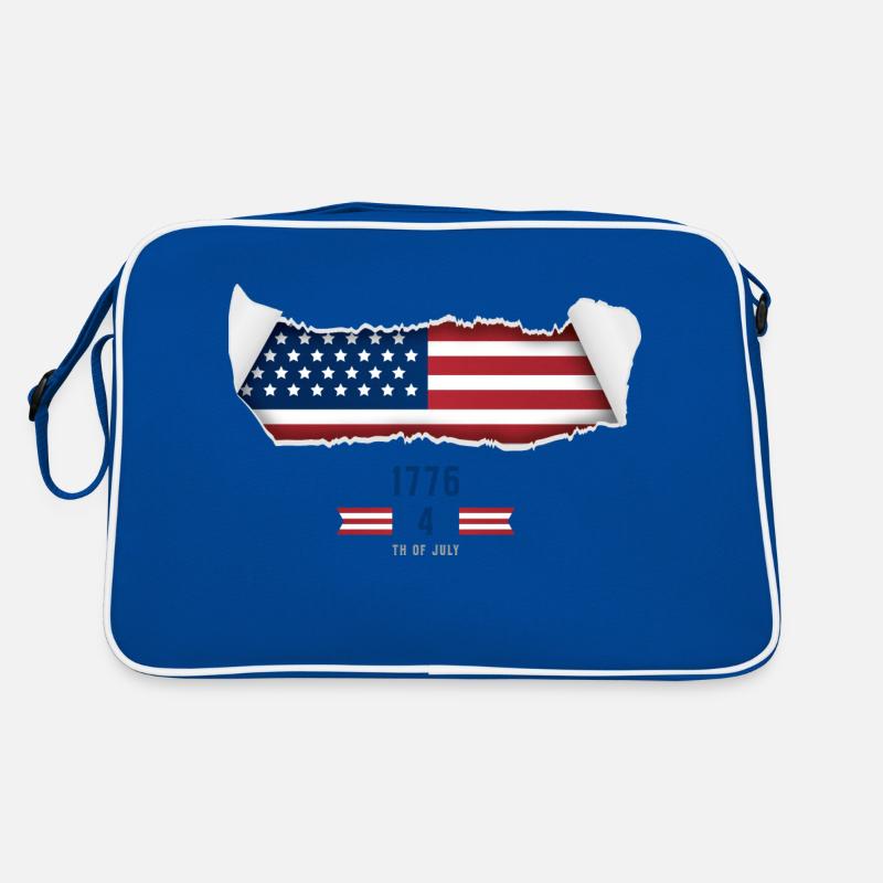 Unabhängigkeit vom 4. Juli Retro Tasche