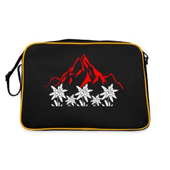 Montagnes suisses - Sac Retro - noir/or - Dos