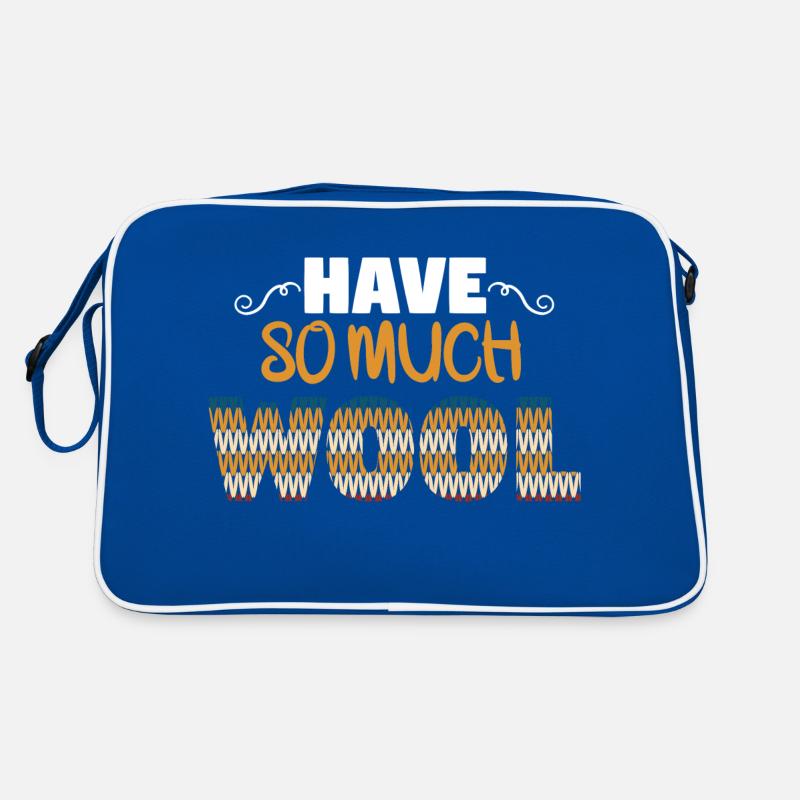 Have So Much Wool Knitting Cotton Retro Bag