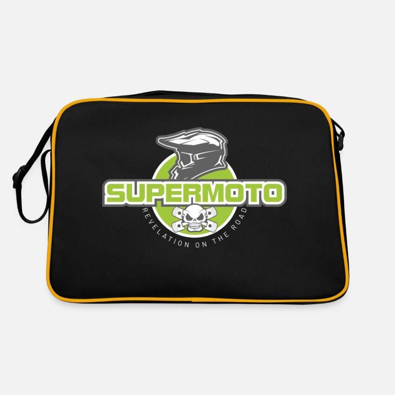SUPER MOTO Monkey Helm Retro Tasche