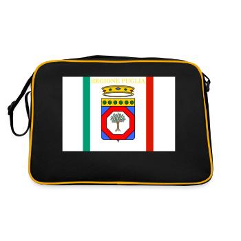 Apulia Region - Retro Bag - black/gold - Back