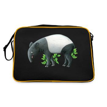 petit tapir - Sac Retro - noir/or - Dos