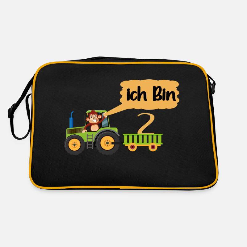 Ich bin 2 | Kindergeburtstag | zweiter Geburtstag Sac Retro