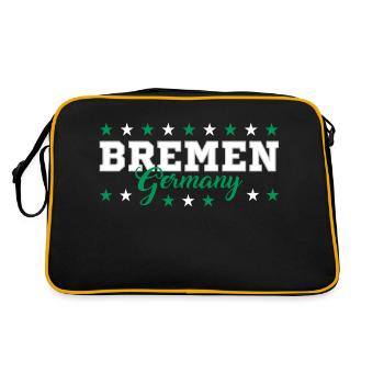 Bremen - Retro Bag - black/gold - Back