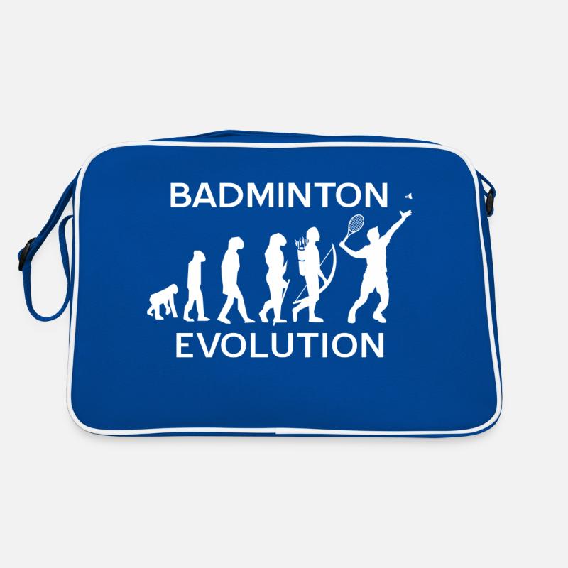 Evolution Of A Badminton Player Retro Designs Retro Bag