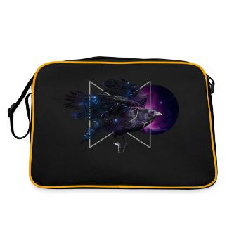 Space Raven - Retro Bag - black/gold - Back