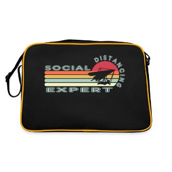 Expert en distanciation sociale Deltaplane - Sac Retro - noir/or - Dos