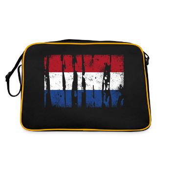 Pays-Bas Vintage - Sac Retro - noir/or - Dos