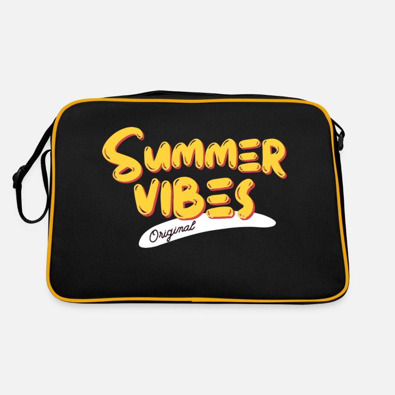 Summer Vibes Original - Retro Bag - black/gold