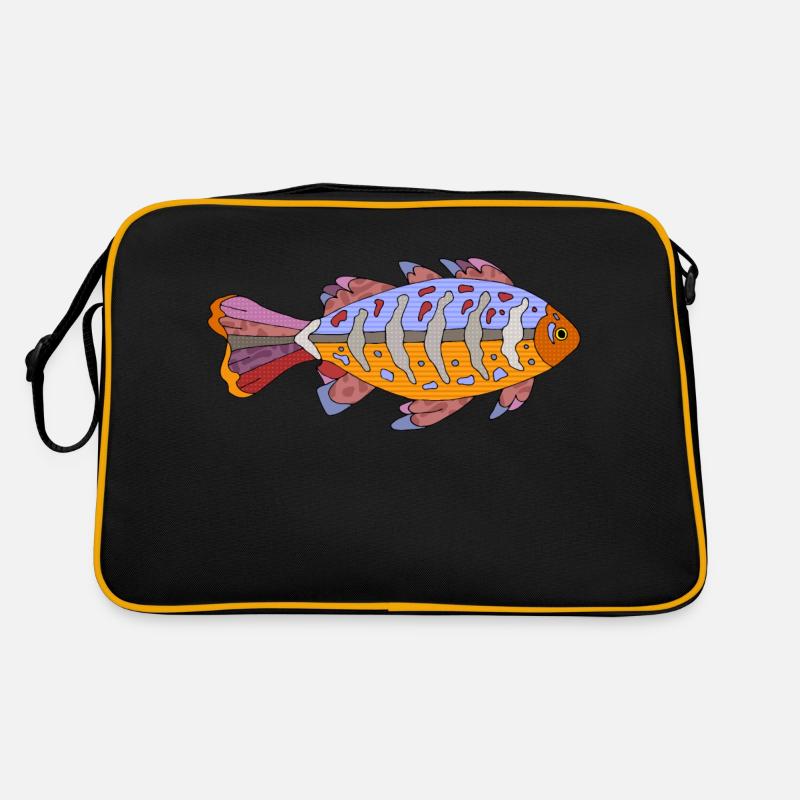 Fisch Retro Tasche