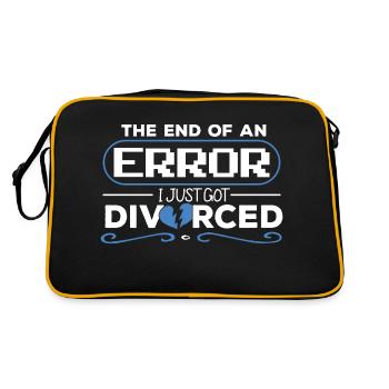 Ex Husband Divorced Breakup - Retro Bag - black/gold - Back