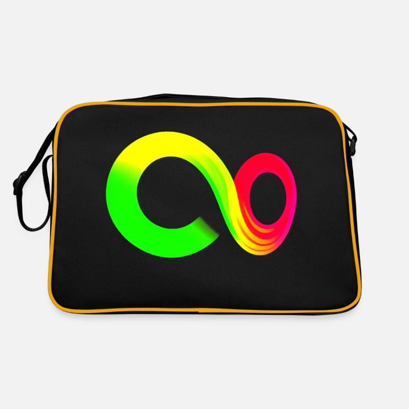 Rainbow Course Symbole infini infini Sac Retro