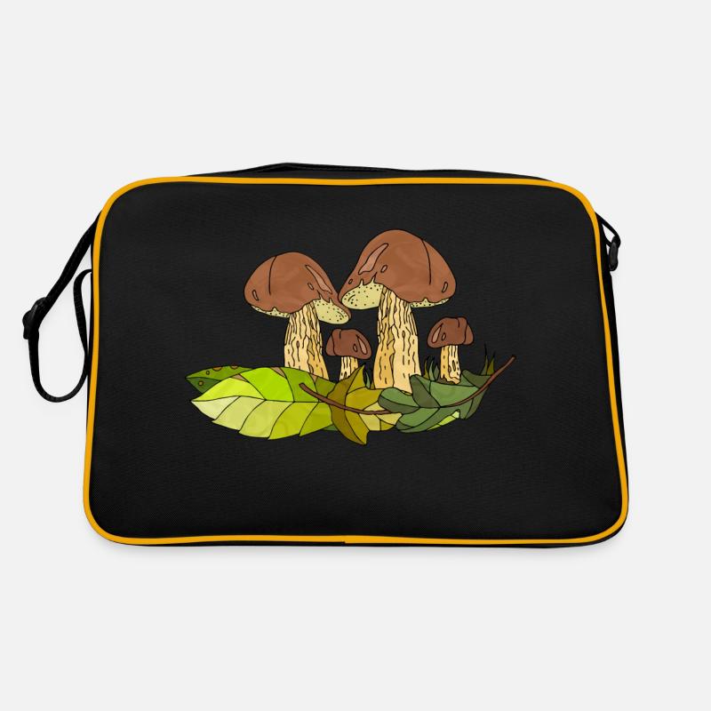 Pilze Retro Tasche