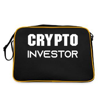 Trading de Bitcoin et d'actions cryptographiques - Sac Retro - noir/or - Dos