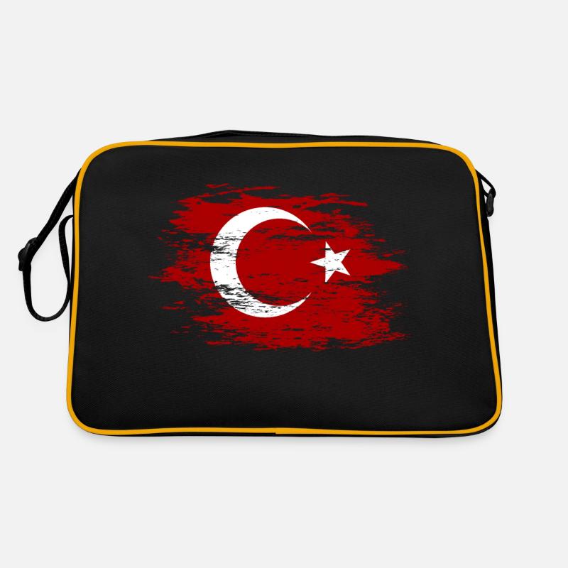 Drapeau de la Turquie utilisé Sac Retro
