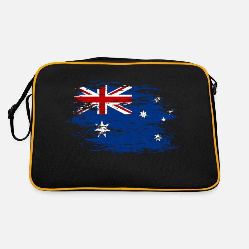 Drapeau de l’Australie utilisé Sac Retro
