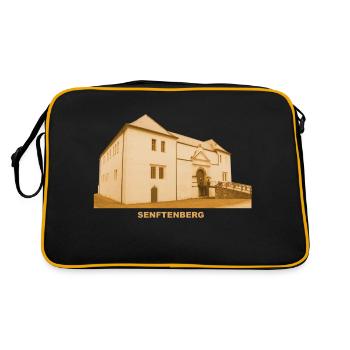 Château de Senftenberg Forteresse de Brandebourg Spreewald - Sac Retro - noir/or - Dos