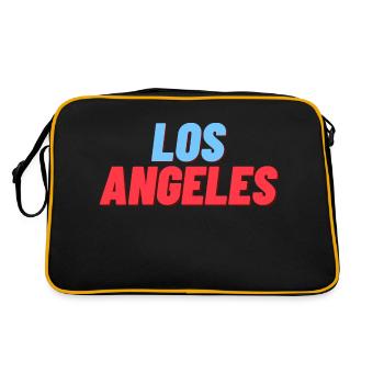 Los Angeles - Retro Bag - black/gold - Back