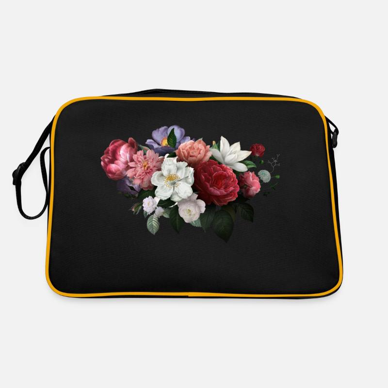 Fleurs aquarelles Sac Retro