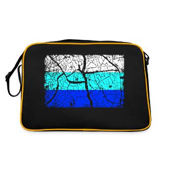 Drapeau de l’Allemagne INVERSÉ - Sac Retro - noir/or - Dos