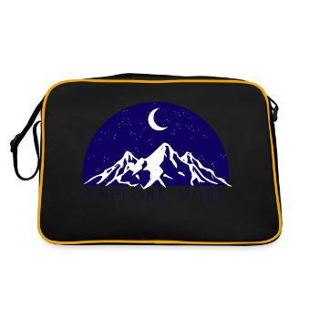 Explore more - Retro Bag - black/gold - Back