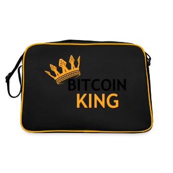 Crypto Bitcoin Trading - Sac Retro - noir/or - Dos