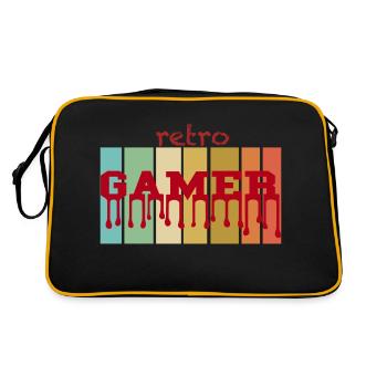 RETRO Gamer - Retro Bag - black/gold - Back