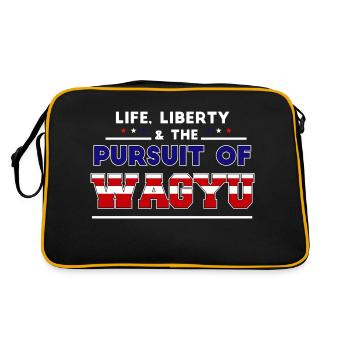 La vie, la liberté et la poursuite des Japonais - Sac Retro - noir/or - Dos