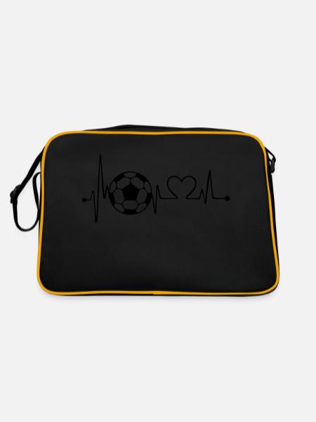 Ballsport - Retro Tasche - Schwarz/Gold - Hinten