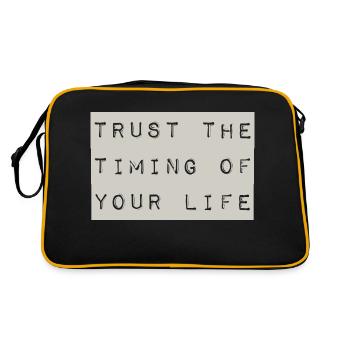 trust - Retro Bag - black/gold - Back