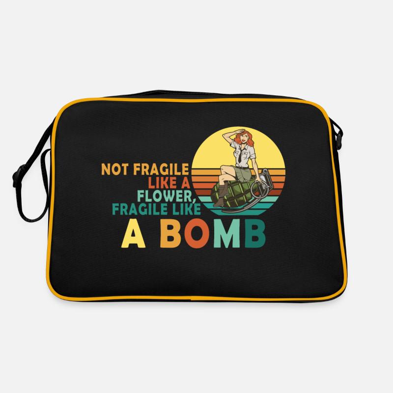 Pas fragile comme une fleur, mais un Sac Retro