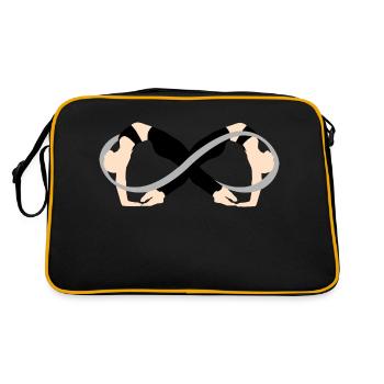 Infinite - Retro Bag - black/gold - Back
