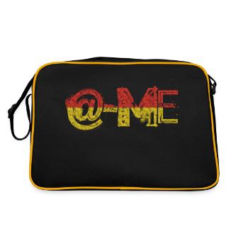email funny work office meeting emails mail comput - Retro Bag - black/gold - Back