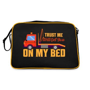 Croyez-moi, je vais vous mettre sur mon lit Conducteur de dépanneuse - Sac Retro - noir/or - Dos