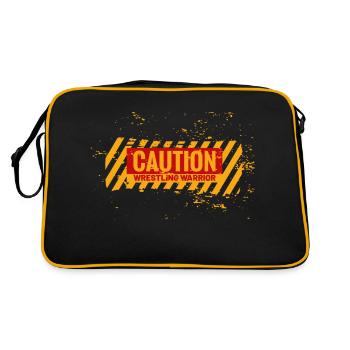 Attention Guerrier de la lutte - Sac Retro - noir/or - Dos