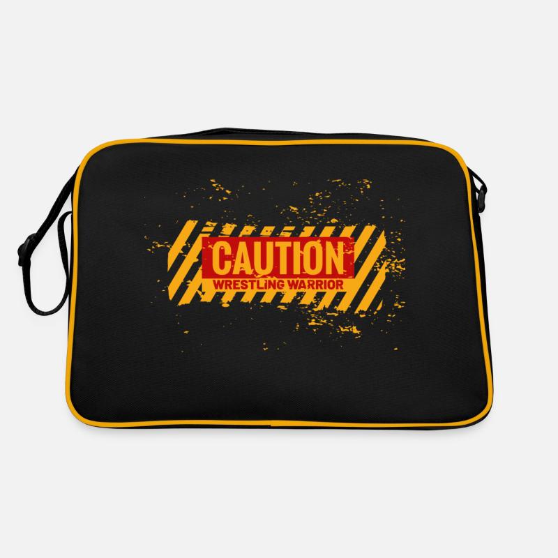 Caution Wrestling Warrior Retro Tasche