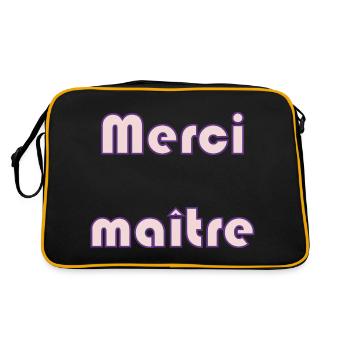 MASTER. THANK YOU. THANK YOU MASTER. MASTER. MASTER GIFT - Retro Bag - black/gold - Back