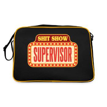 Circus Shit Show Supervisor - Retro Bag - black/gold - Back