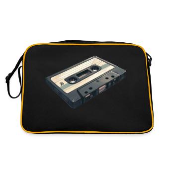 Cassette tape - An icon of music of the '90s - Retro Bag - black/gold - Back