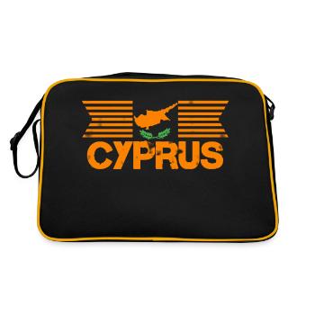 Chypre - Couleur Orange Vintage - Sac Retro - noir/or - Dos